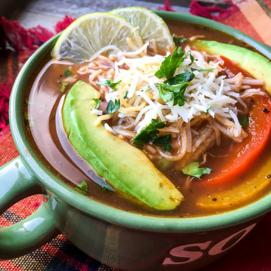 Chicken Fajita Soup