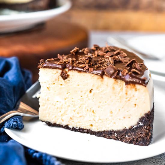 Peanut Butter Chocolate Cheesecake