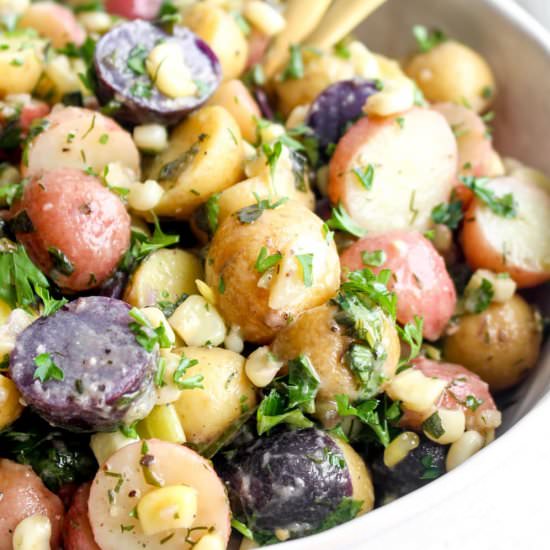 Sweet Corn Potato Salad