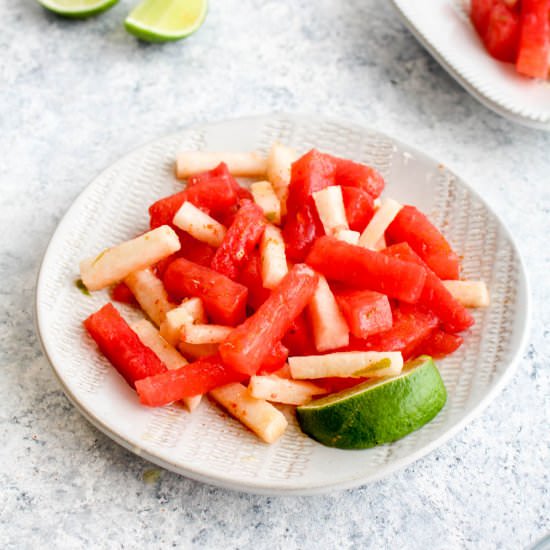 Watermelon Jicama Salad