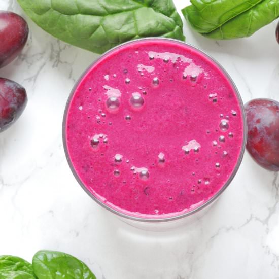 Beet-Plum cocktail
