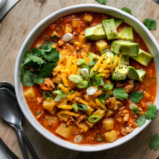 Buffalo Chicken Chili