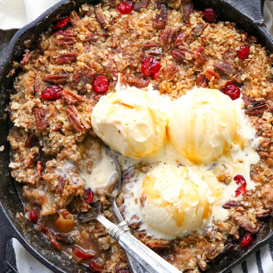 Gluten Free Dutch Oven Apple Crisp