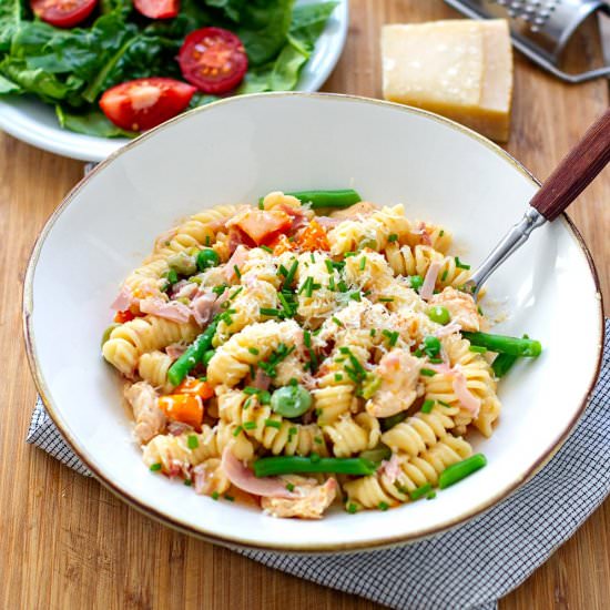 Instant Pot Pasta Chicken & Ham