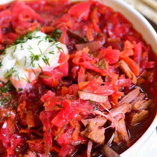 Russian Borscht Recipe