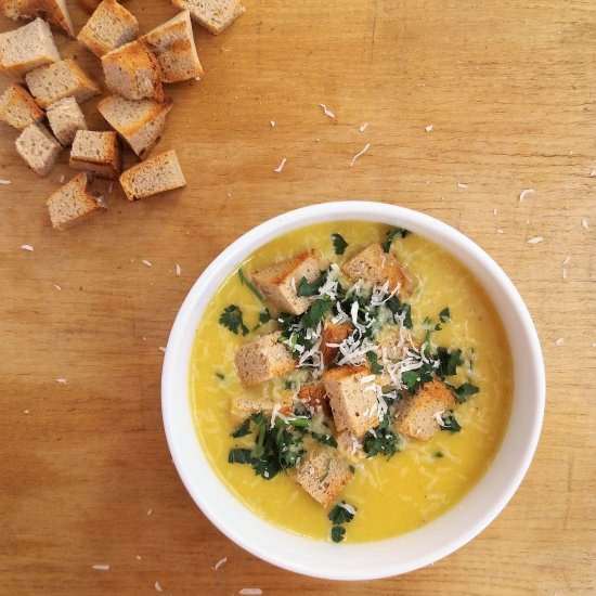 Onion Potato Cheese Soup