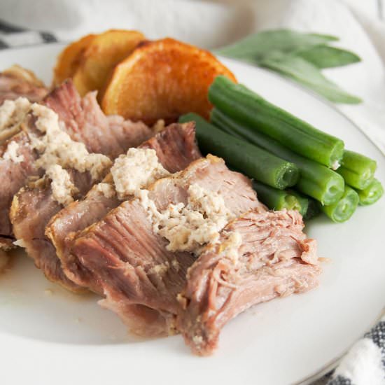 Milk-braised pork (miale al latte)