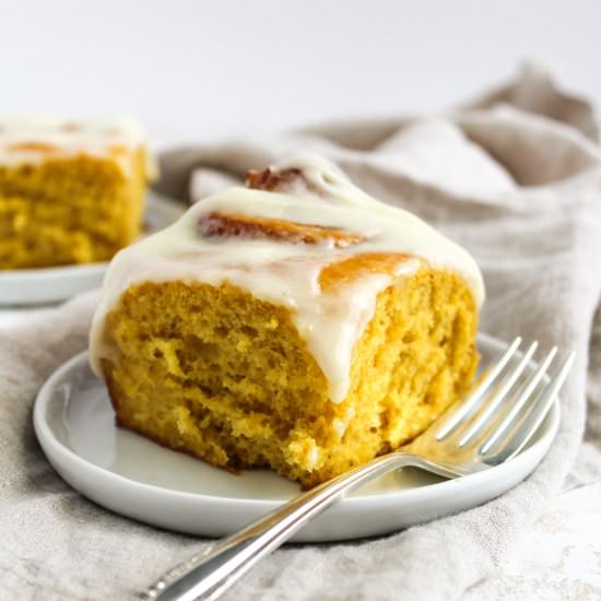 Pumpkin Cinnamon Rolls