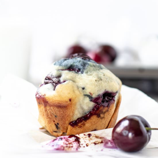 Chocolate Cherry Muffins