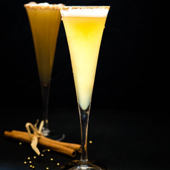 Apple Cider Mimosas