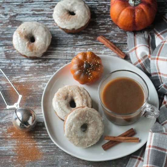 Easy Baked Vegan Pumpkin Donuts