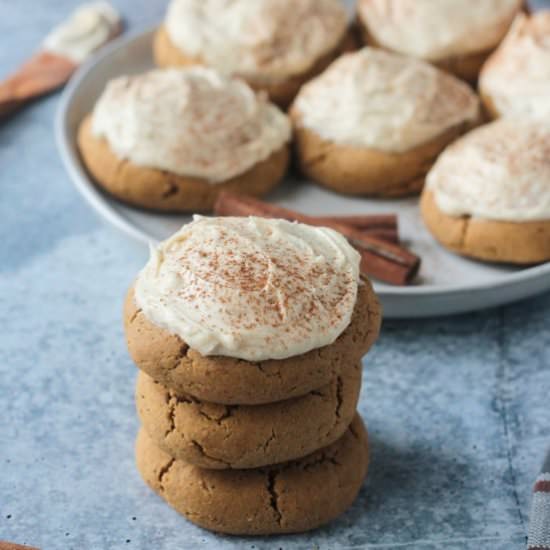 Soft Baked Vegan Pumpkin Cookies