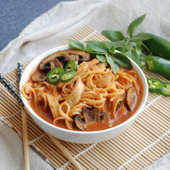 Thai Pumpkin Coconut Curry Ramen