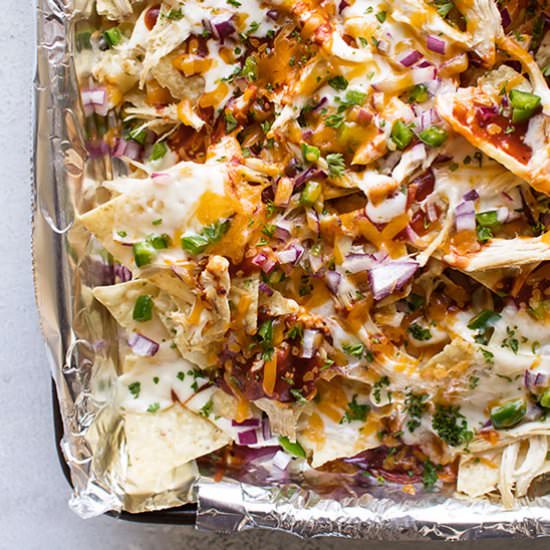 BBQ Chicken Nachos