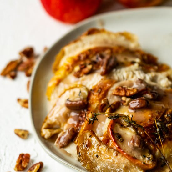 Apple Pecan Roast Chicken