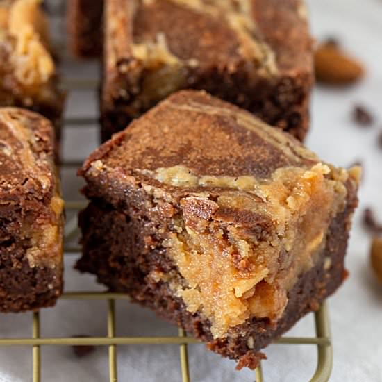 Peanut Butter Swirl Brownies