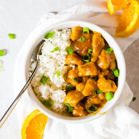 Gluten Free Skillet Orange Chicken