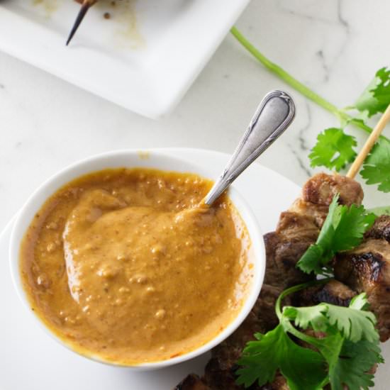 spicy peanut sauce