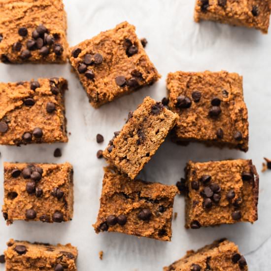 Healthy Pumpkin Bars