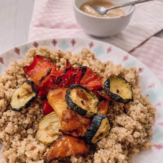 Roasted Vegetables with Quinoa