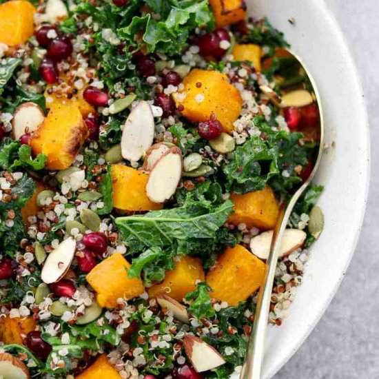 Butternut Squash and Kale Salad