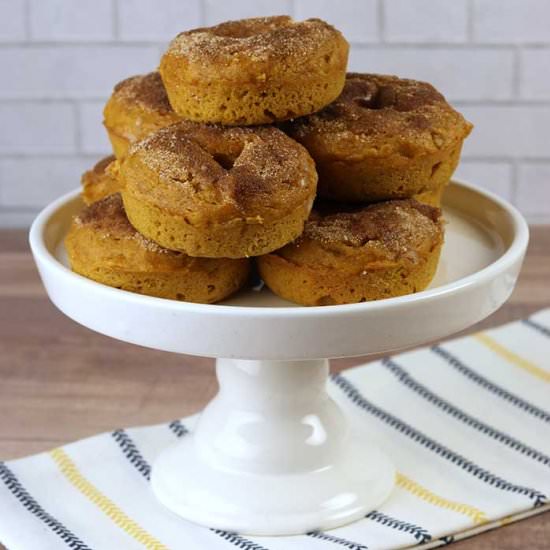 Baked Pumpkin Doughnuts