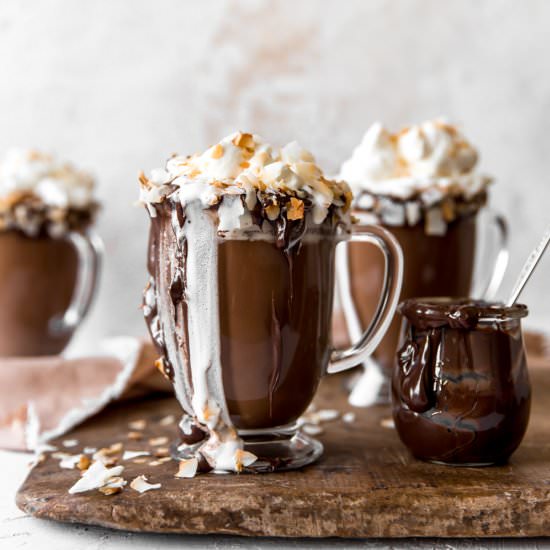 Toasted Coconut Hot Chocolate