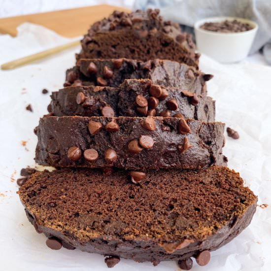 Healthy Chocolate Pumpkin Bread