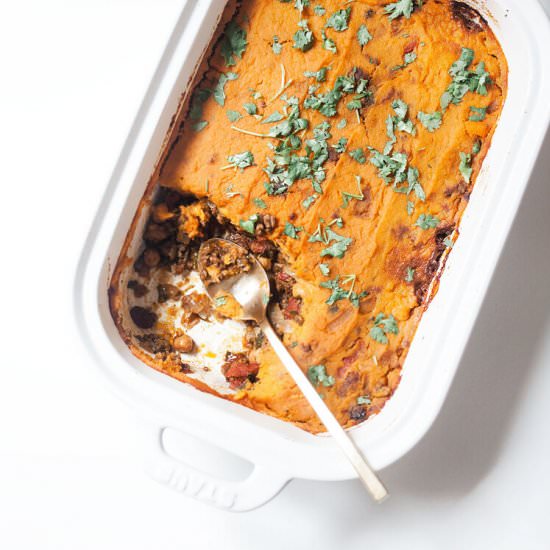 Moroccan Shepherd’s Pie with Sweet