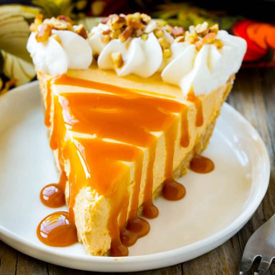 No Bake Pumpkin Cheesecake