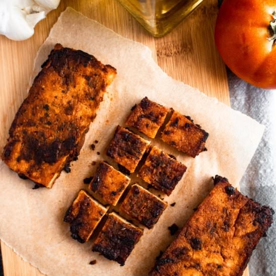 Balsamic Tomato Tofu Cutlets