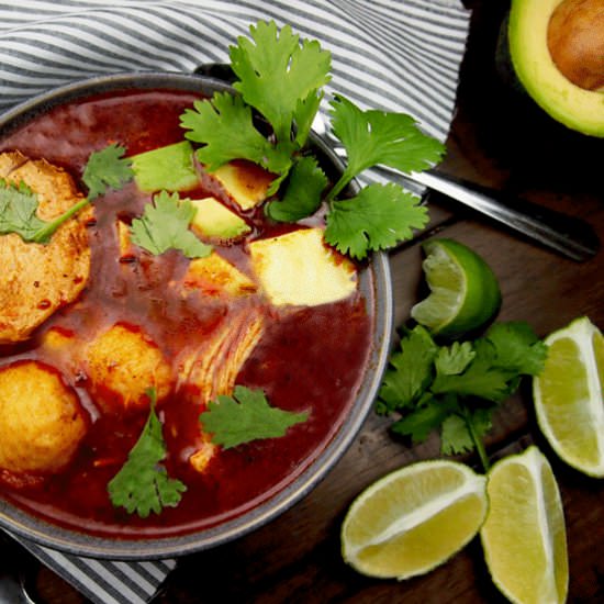 Chicken Tamale Dumpling Soup
