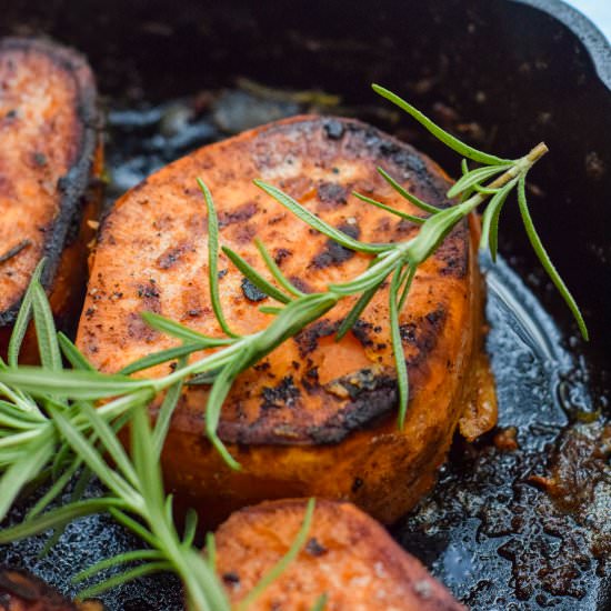 Rosemary Fondant Sweet Potatoes