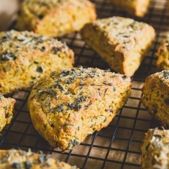 Parmesan Pumpkin Scones