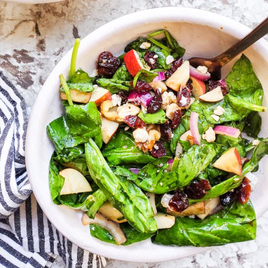 Spinach Apple Salad