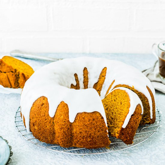 Eggless Pumpkin Cake