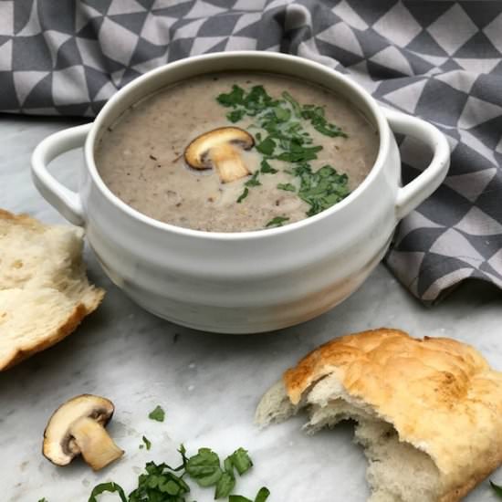 Mushroom and Chestnut Soup