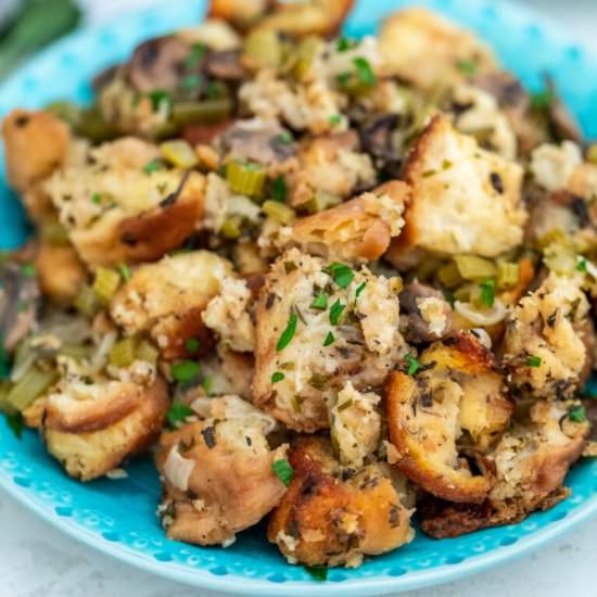Easy Crockpot Stuffing