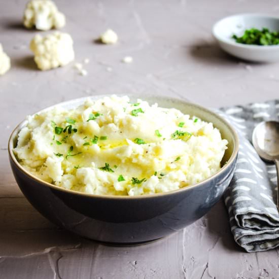 Cauliflower Mashed Potatoes (vegan)