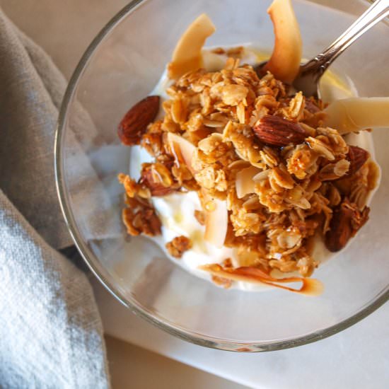 Vanilla Spiced Coconut Granola