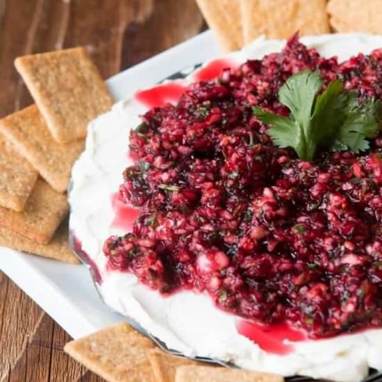 CRANBERRY CREAM CHEESE DIP