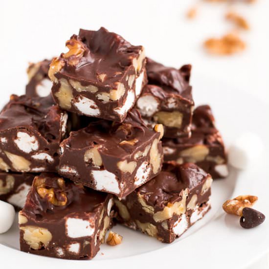 ROCKY ROAD FUDGE