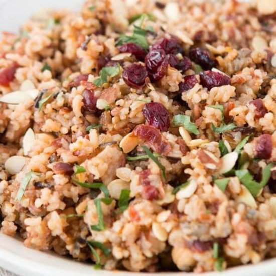 ORANGE CRANBERRY ALMOND RICE PILAF