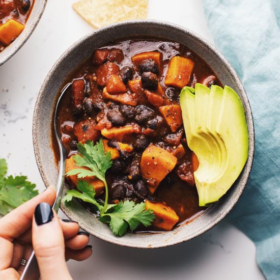 30-Minute Sweet Potato Chili