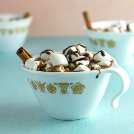 Decadent Vegan Hot Chocolate