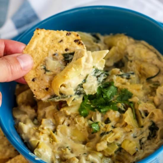 Vegan Spinach Artichoke Dip