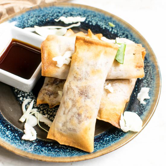 Air Fryer Vegan Spring Rolls