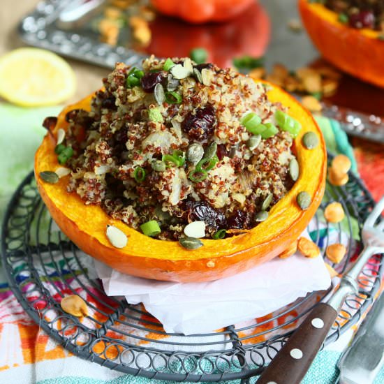 Quinoa Filled Hokkaido