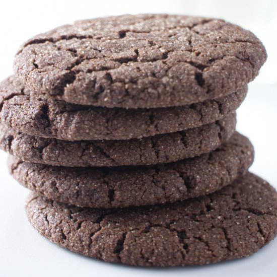Chocolate sugar cookies