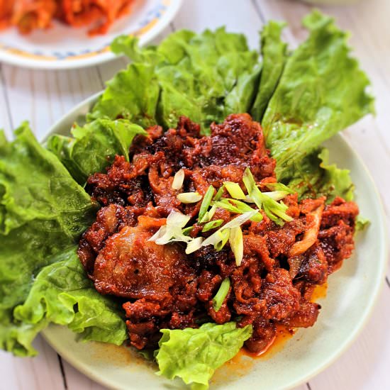 Korean BBQ Spicy Pork Bulgogi